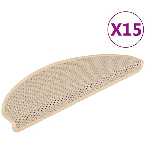  Samoljepljivi otirači za stepenice 15 kom 65 x 21 x 4 cm berber Cijene