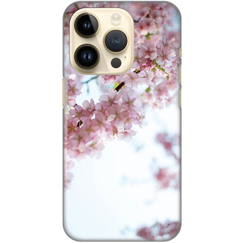  Silikonska maska za iPhone 14 Pro 6.1 Spring Print &amp;scaron;arena Slike