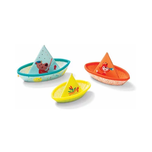 Lilliputiens - 3 plavajoče ladjice - igrača za v vodo