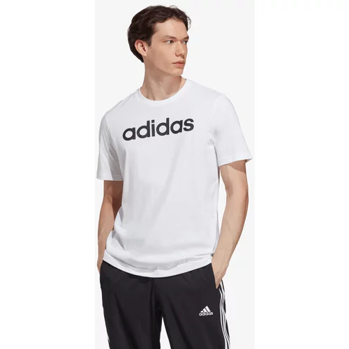 Adidas Pamučna majica boja: bijela, s tiskom