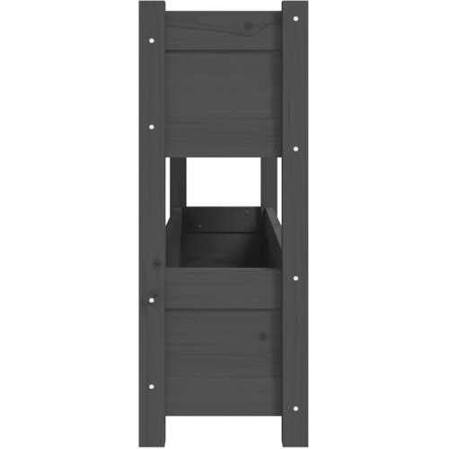  Sadilica siva 112x25x66 cm od masivne borovine Slike