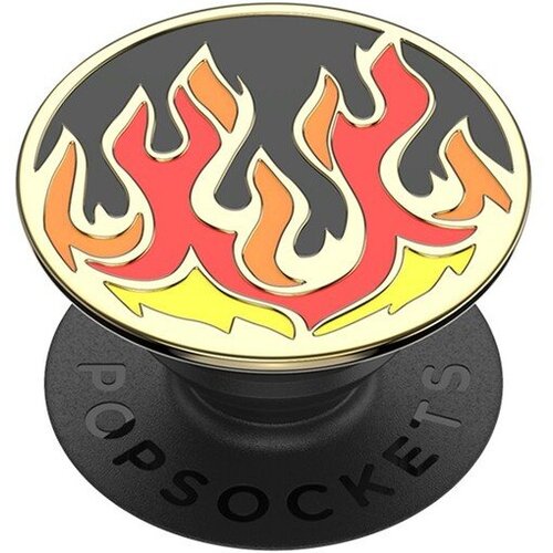 Popsockets Držalo / stojalo popgrip flame on black enamel Cene