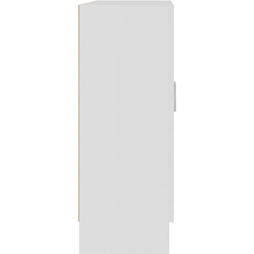  Vitrina bijela 82,5 x 30,5 x 80 cm konstruirano drvo Slike