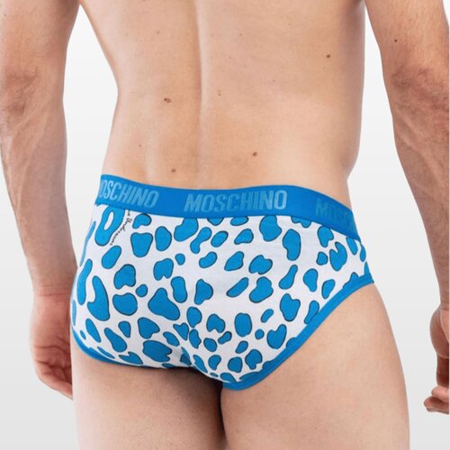 Moschino slip gaće sa dezenom, svetloplavi Slike