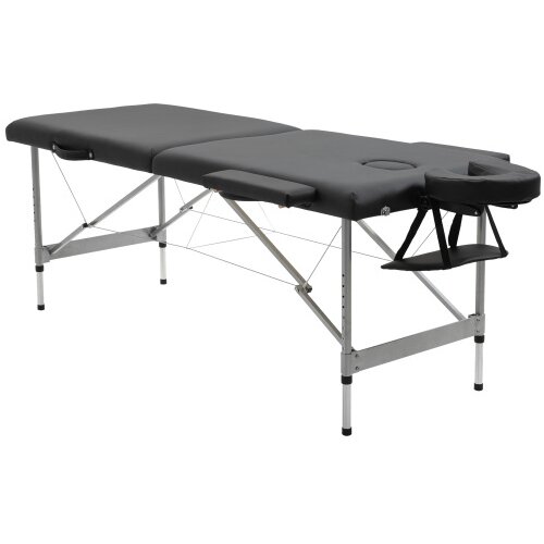 Nesta Zložljiva masažna miza, profesionalna 7-conska, nastavljiva vi&scaron;ina, nosilnost 130 kg, za spa in salon, črna, (5000493976) Cene