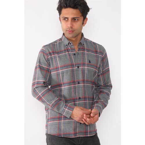 Dewberry G708 MEN&amp;#039;S SHIRT-ANTHRACITE Slike