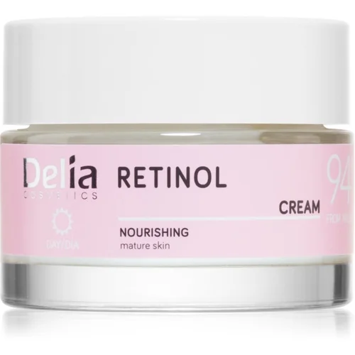 Delia Cosmetics Retinol Nourishing Day Cream hranilna dnevna krema z retinolom 50 ml