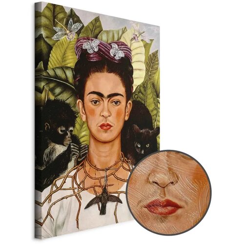  Slika - Frida Kahlo &ndash; Self-Portrait with Thorn Necklace and Hummingbird 80x120 Premium Print Cijene