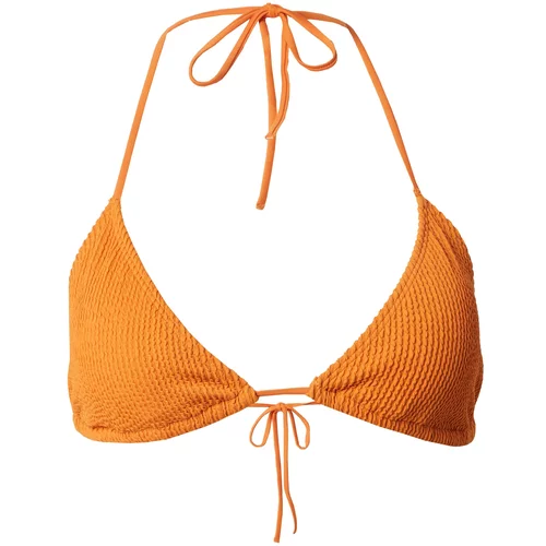 Monki Bikini zgornji del temno oranžna