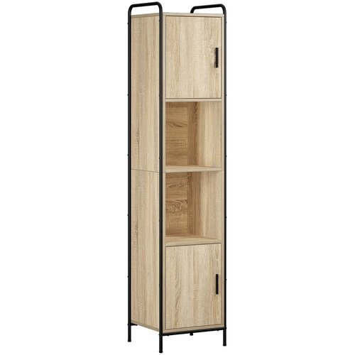  Set ormarića za kupaonicu 4 kom. Hrast sonoma 40 x 36 x 181 cm Slike