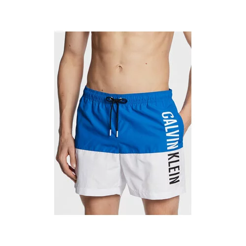 Calvin Klein Swimwear Kopalne hlače KM0KM00796 Modra Regular Fit
