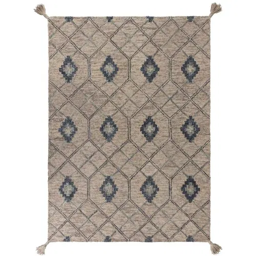 Flair Rugs Sivi vuneni tepih Diego, 200 x 290 cm