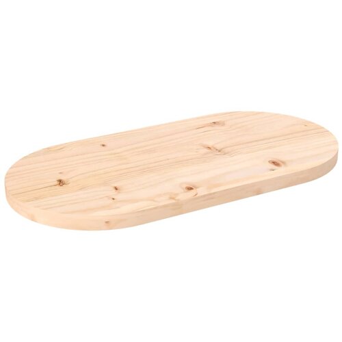 vidaXL Mizna plošča 80x40x2,5 cm trdna borovina ovalna Cene