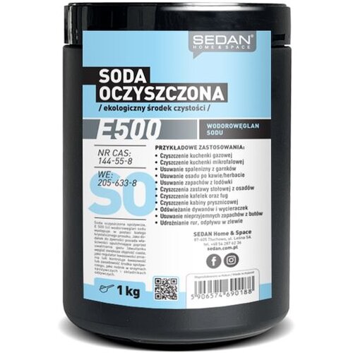 MIKRO Soda bikarbona Sedan 1 kg &amp;ndash; za kuhinju i či&amp;scaron;ćenje Slike