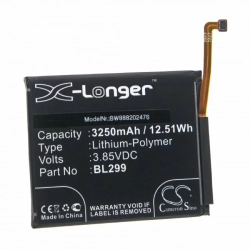 VHBW Baterija za Lenovo Z5s, 3250 mAh