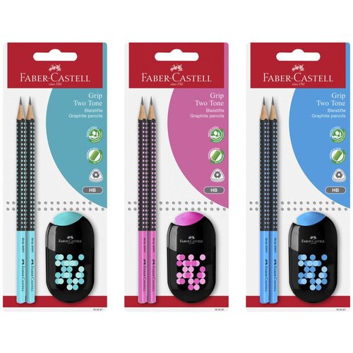 Faber-Castell svinčnik grafitni grip two 2/1+šilček bc Cene