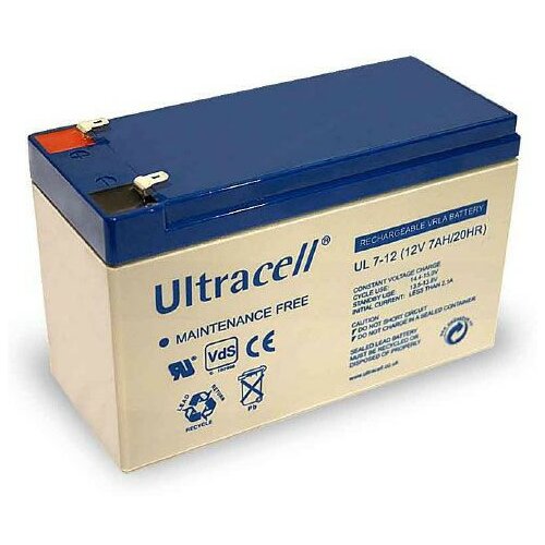 Ultracell battery 12V / 7.0Ah, ups, alarmni sistemi ( UL7-12 ) Slike