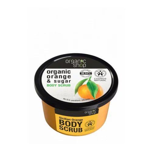 Organic Shop piling - Body Scrub Sicilian Orange (250 ml)