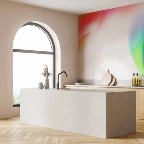  Foto tapeta - Abstraction - Strong Colors of Irregular Shapes - Multicolor 150x105 Slike