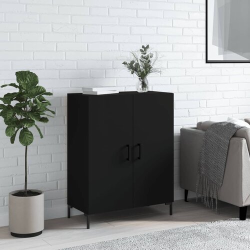 The Living Store Komoda črna 69,5x34x90 cm inženirski les - Komoda, (21503356) Slike