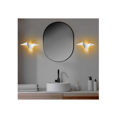 Opviq 13502 M Zidna lampa Pacali, bijela Slike