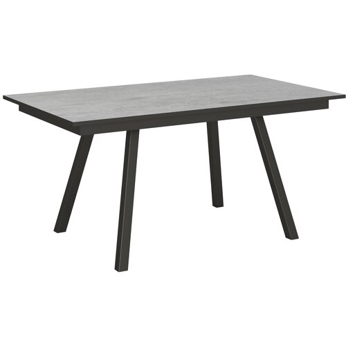 Itamoby   Mirhi (90x160/220 cm) - siva, barva nog: antracit - raztegljiva jedilna miza, (20843034) Cene