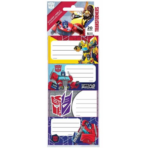 Luna Transformers naljepnice za bilježnice, pakiranje od 20 komada Cene