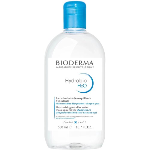 Bioderma Hydrabio H2O Micelarna Voda 500 mL Slike