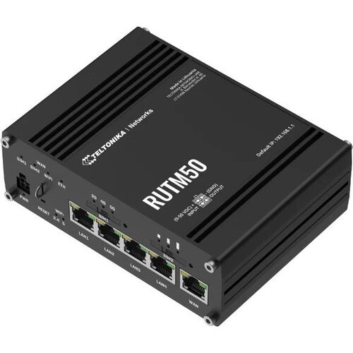 Teltonika RUTM50 wireless router Gigabit Ethernet Dual-band (2.4 GHz /5 GHz) 5G Black Cijene