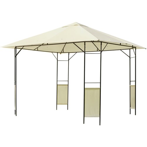 Outsunny Kovinski vrtni šotor Gazebo 3x3m, (20744473) Cene