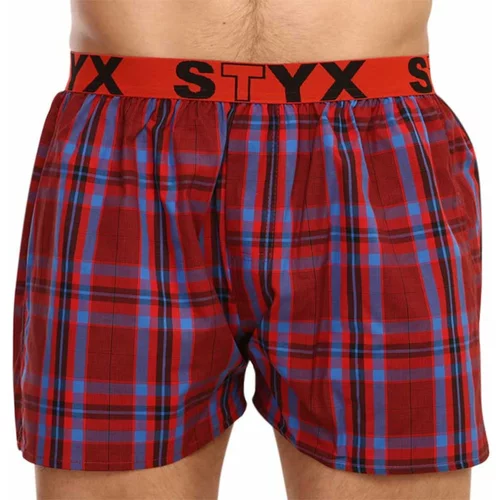 STYX Men's shorts sports rubber multicolored (B916)