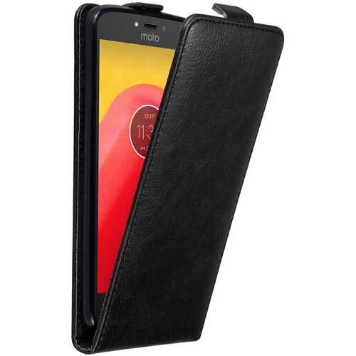 Cadorabo Ohi&scaron;je, združljivo z Motorola MOTO C v nočna črna - Za&scaron;čitni ovitek v obliki flipa z magnetnim zapiranjem, (20552424) Cene
