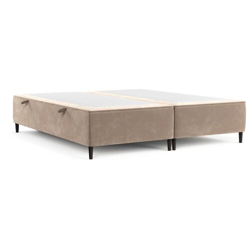 Maison de R&amp;ecirc;ve Bež tapecirani bračni krevet s prostorom za odlaganje 180x200 cm Tate &amp;ndash; Slike