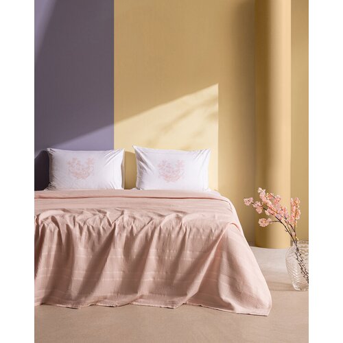 Madame coco Set letnje posteljine Mathilda, Dvokrevetni, Pique, Roze Slike