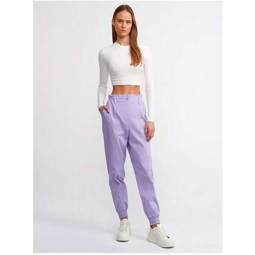 Dilvin 71107 Cupped Jogging Trousers-Lilac Slike