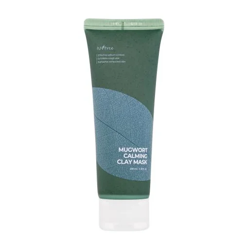 Isntree Mugwort Calming Clay Mask glinena maska za problematičnu kožu 100 ml za ženske