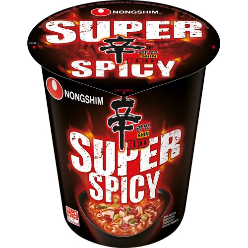 Instant Cup Noodles - Red Shin Ramyun Super Spicy - 68 g Cene