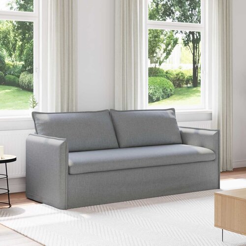 SOFA Svijetlo siva 196 x 82 x 85 cm tkanina Cijene