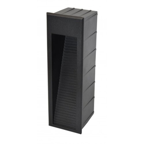 Mitea M953070 crna pravougaona 3W 4000K zidna led lampa-spoljna ugradna Cene