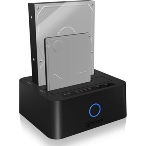 Icybox IB-1232CL-U3 USB 3.2 Gen 1 (3.1 Gen 1) Type-A Crno Cene