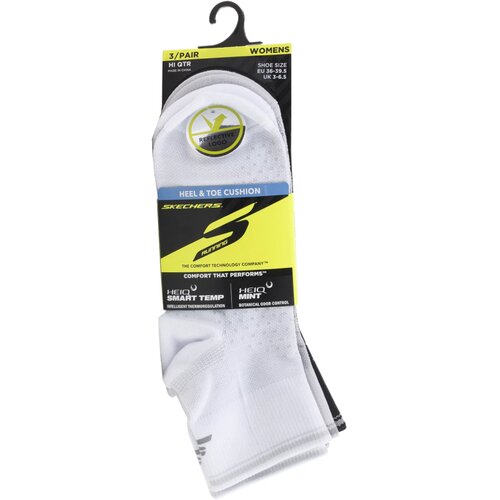Skechers 3-Pack Reflective Performance Quarter ženske čarape S600458H-WGY Cijene