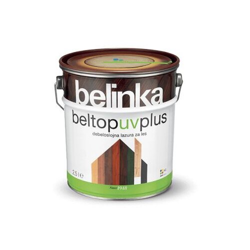 Belinka BELTOP UV PLUS Debeloslojna lazura za drvo 2,5l, 93 Hrast Slike