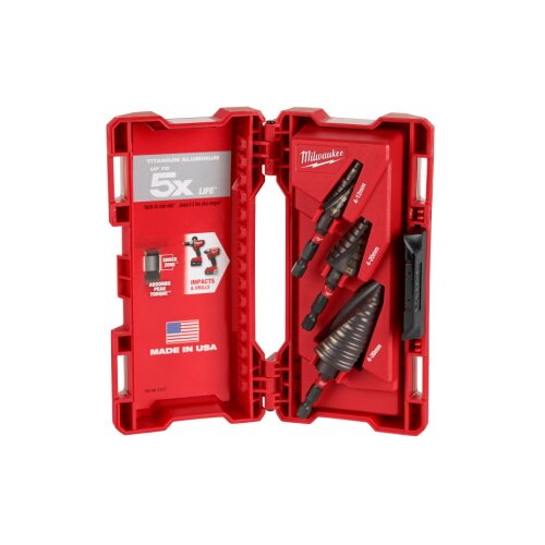 Milwaukee set stepenastih burgija shockwave 48899266 Cene