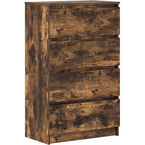  Komoda boja dimljenog hrasta 60x35x98,5 cm konstruirano drvo Slike