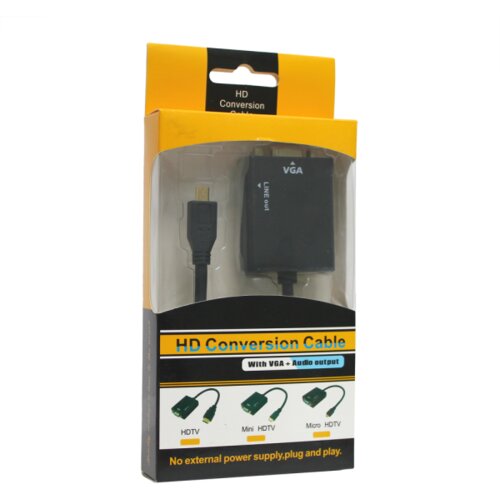  Adapter micro hdmi na vga m + audio JWD-HDMI1 Cene