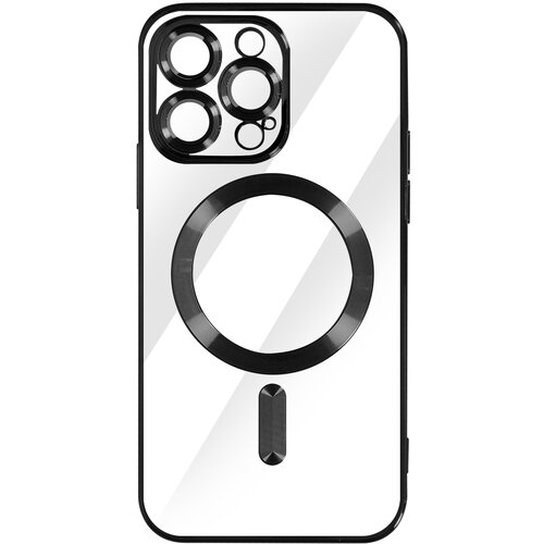 AVIZAR MagSafe ovitek za iPhone 14 Pro Max Silikonska za&amp;scaron;cita kamere Chrome Crna, (20575069) Slike