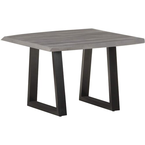  Stolić za kavu sa živim rubovima 60x60x40 cm od bagremovog drva Slike