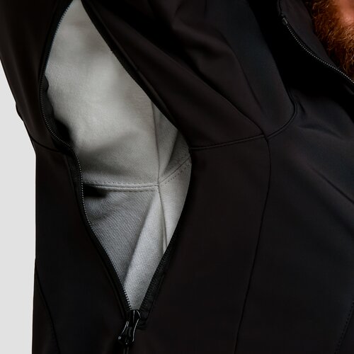 GymBeam men&amp;lsquo;s softshell jacket black Slike