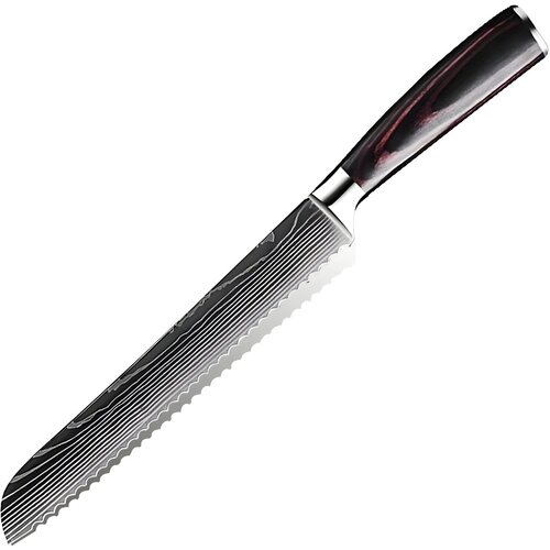  Kuhinjski nož BL-38112 - Bread / Crna / Smeđa KP38112 Slike