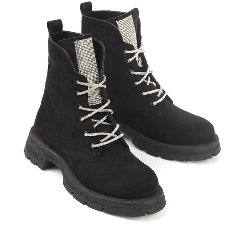 Capone Outfitters Women&amp;#039;s Lace Up Side Zipper Trak Sole Boots Slike